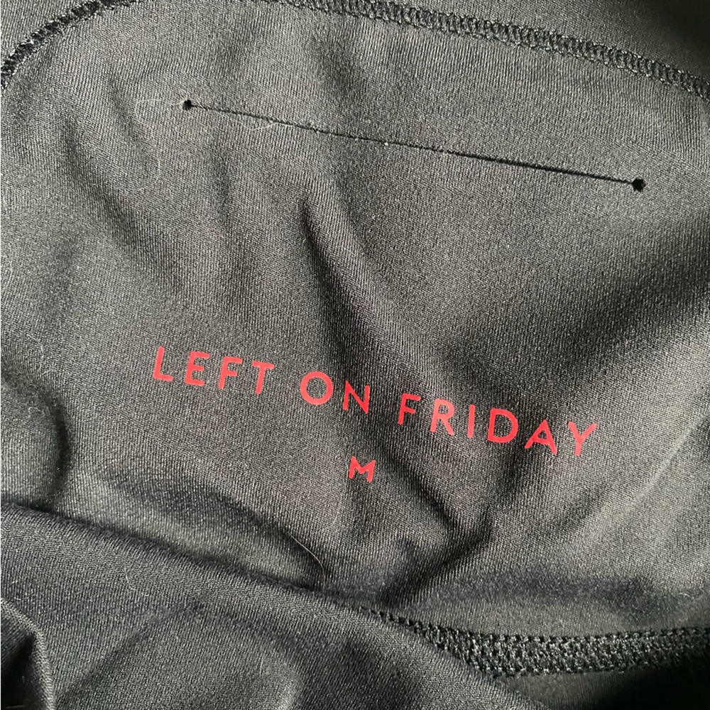 Left on Friday Super Moves Tight Jet Black, M - Picture 7 of 7